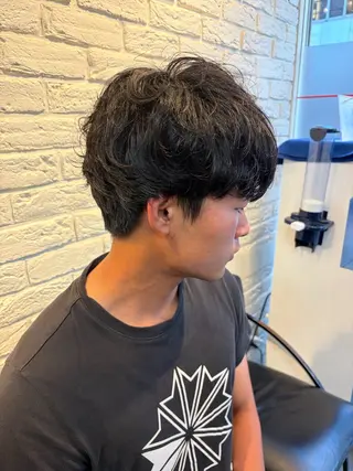 ショート パーマ 【癒しのバーバー】 小野寺のヘアスタイル