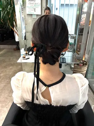 ヘアアレンジ 速水 ゆきののヘアスタイル