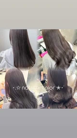 ロング カラー 艶カラー⋆ヘアセット ⋆エクステ⋆みゆ🌼のヘアスタイル