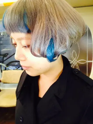 ショート カラー ma-pa TAKESHIのヘアスタイル