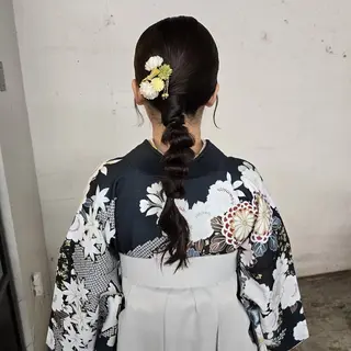 ヘアアレンジ ロング ハヤシ マユ ✂ 府中美容室のヘアスタイル