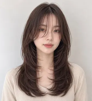ロング 大山 透輝のヘアスタイル