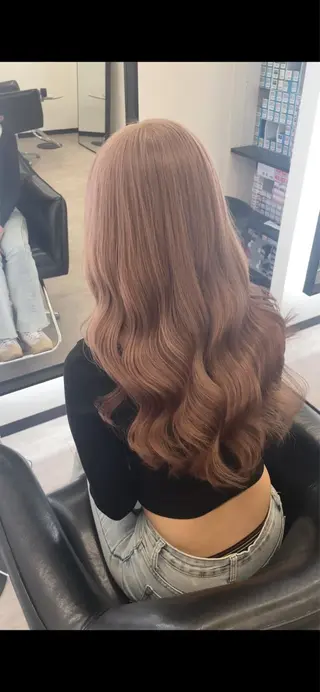 セミロング カラー 近藤 慧依のヘアスタイル