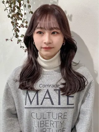 ロング カラー モテhair♡.* マツエク/さくら🍨のヘアスタイル