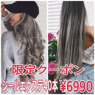 セミロング カラー パーマ ヘアアレンジ Device ディバイスのヘアスタイル