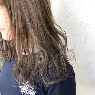 ミディアム カラー 艶髪育成サロン 京橋 shinのヘアスタイル