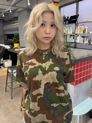カラー 🧡色落ちまで2度 楽しめる🧡ヨシキのヘアスタイル