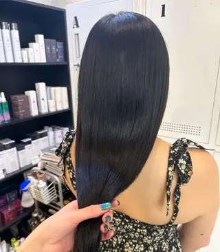 ロング カラー 🌷ラベンダーピンク 顔まわり🌷ねいろのヘアスタイル