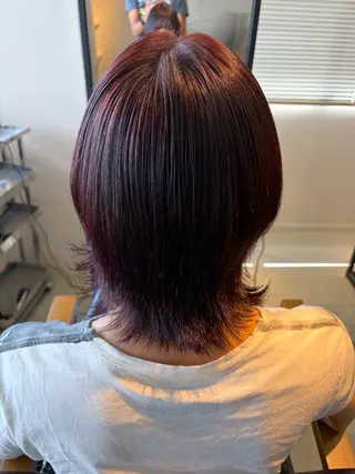 メンズ 透明感カラー/艶/ 暖色カラー/髪質改善のヘアスタイル