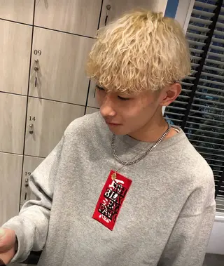 カラー パーマ メンズ 國分 正樹のヘアスタイル