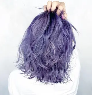 ミディアム カラー 沖縄東京2拠点美容師 mamicoのヘアスタイル