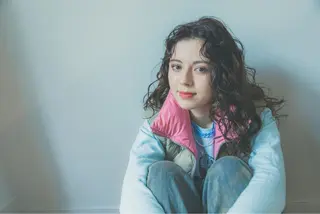 セミロング パーマ ゆめ ベージュカラーのヘアスタイル