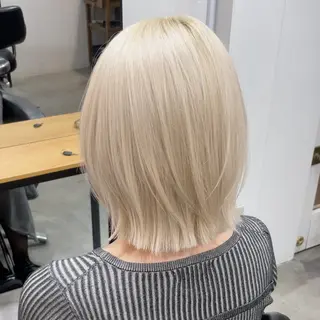 ショート カラー 💍ダメージ最小限 ブリーチ/ちさと💍のヘアスタイル