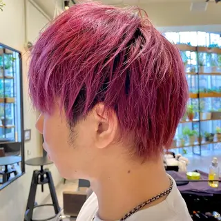ショート カラー ヘアアレンジ メンズ 【ダメージレス施術】 【透明感】北村 拓也のヘアスタイル