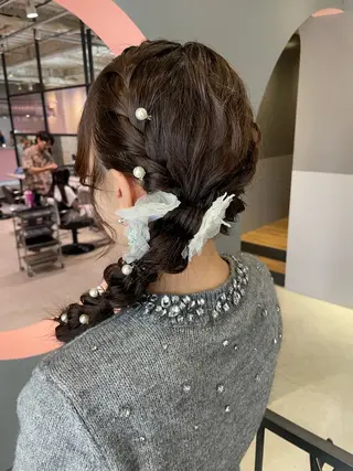 ヘアアレンジ ないとう ゆうかのヘアスタイル