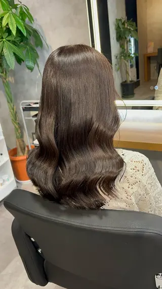 セミロング カラー ブリーチなしの達人 🌈KAITOのヘアスタイル