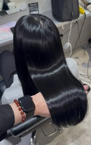 ロング 透明感×エクステ× 前髪,顔周り そうまのヘアスタイル