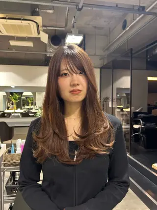ロング レイヤー✨パーマ 🌙 nanacoのヘアスタイル
