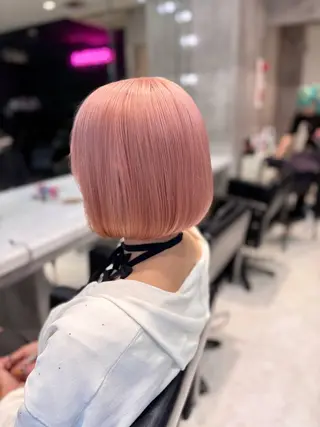 ロング カラー 色落ち綺麗🩰ハイ トーン🎀RINKAのヘアスタイル