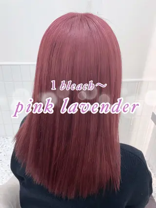 セミロング カラー ヘアアレンジ ガーリーカラー🩷 ユウ🍓💞のヘアスタイル