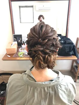 ロング ヘアアレンジ 早朝✨ヘアセット 着付け/清水玲歌のその他イメージ