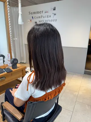 セミロング 過去一の柔髪ヘア 🌿einshairのヘアスタイル