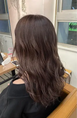 セミロング カラー 💫大宮美容師💫 azusaのヘアスタイル