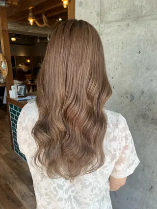 ロング カラー ⭐️Manaka⭐️ 艶髪🩵ナチュラルのヘアスタイル