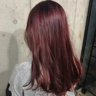 セミロング カラー パーマ ヘアアレンジ メンズ キッズ ネイル マツエク・マツパ サロンドミルク 渋谷高比良のヘアスタイル