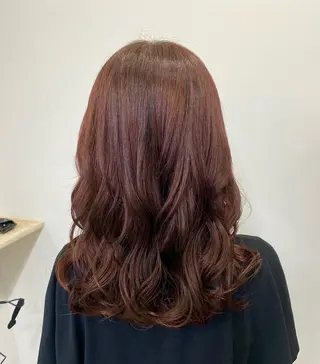 ロング カラー パーマ ヘアアレンジ メンズ キッズ ネイル マツエク・マツパ アイブロウ エクステモデル募集 💗大阪梅田/川上のヘアスタイル