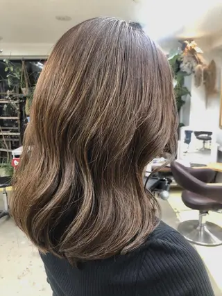 ミディアム Moca 〰️のヘアスタイル