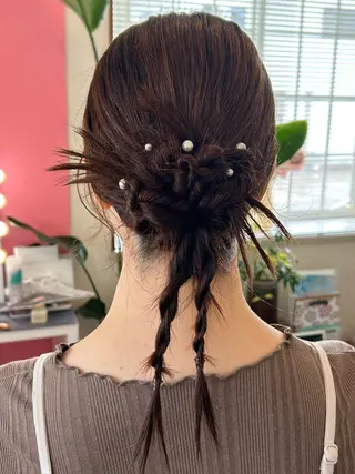 セミロング 北本 美幸のヘアスタイル