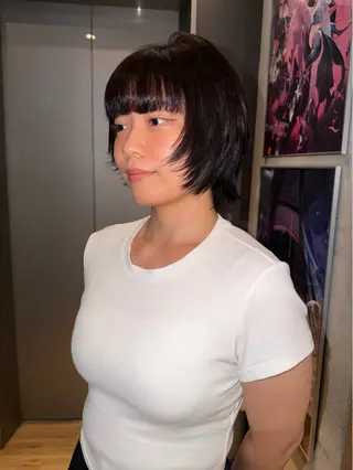 ショート 似合わせカット/ デザインカラー🦄のヘアスタイル