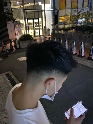 メンズ unopulir 景山 凌のヘアスタイル