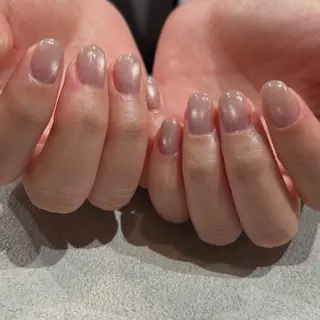 ネイル パラジェル*甘皮ケア 大人カジュアルのネイルデザイン