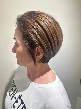 ショート カラー 柳澤 武宏のヘアスタイル