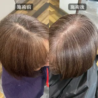 ショート カラー 白髪ぼかし ハイライト専門/大嶋のヘアスタイル