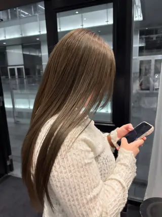 ロング カラー 艶カラー🪽/ 市來心優のヘアスタイル