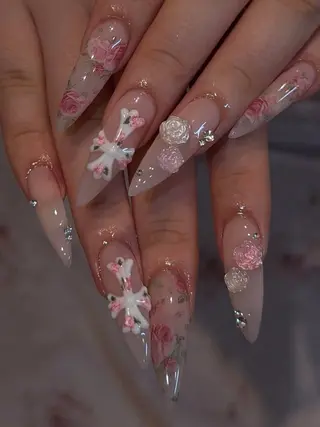 ネイル Sora nail 長さ出し専門店のネイルデザイン