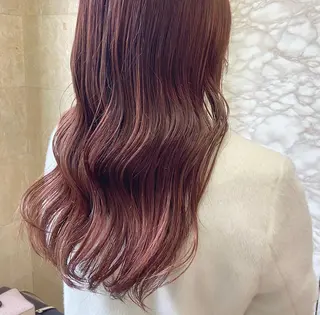 ロング カラー 地毛風艶カラー🌿 喜多夏海のヘアスタイル