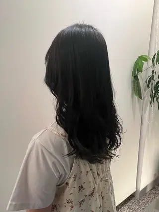 セミロング カラー あいこ .のヘアスタイル