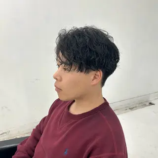 ショート パーマ メンズ 【柏/メンズパーマ 特化】🍏網中勇喜のヘアスタイル