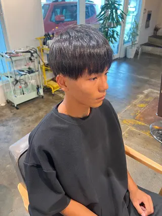 メンズ くまざき なな /パーマモデル募集中のヘアスタイル