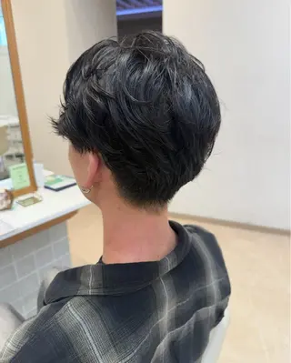 ショート パーマ 大久保 琳冬のヘアスタイル