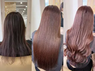 ロング エクステ＆カラー専門 羽エクステ　新大久保のヘアスタイル
