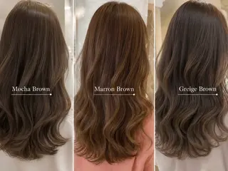 ロング ブリーチなし透明感 カラー/松沢州途のヘアスタイル