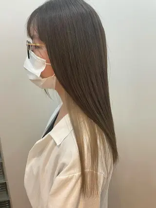 ロング カラー ショート/脱白髪染め ☆宇﨑悠実のヘアスタイル