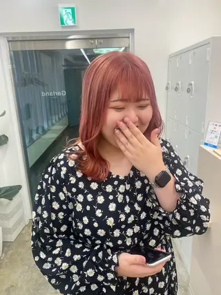 ミディアム カラー ヘアアレンジ ボブ /ニュアンス/ satomi🧸💖のヘアスタイル