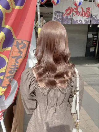セミロング カラー ハイトーン特化💍 NØRN💍韓国のヘアスタイル