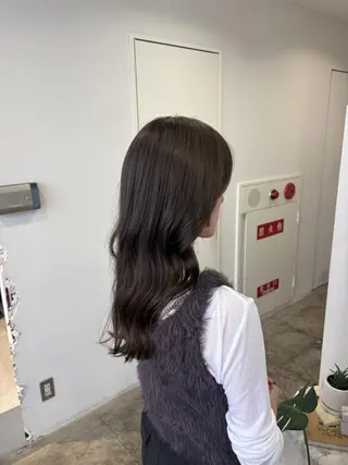 セミロング カラー レイヤー/髪質改善/ 吉野 妃香のヘアスタイル